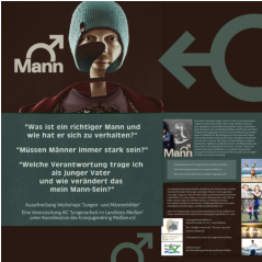 Plakat Flyer Jungenarbeit